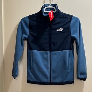 Puma Squad Pack Microfleece full zip up kids 10-12 jacket